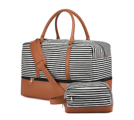 comprare Canvas da viaggio per uomini Borse da viaggio bagagli da portare nel fine settimana Tote 16.2x14.5x8