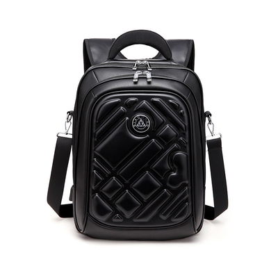 comprare Pug pelle impermeabile zaino da viaggio personalizzato borsa portatile USB per uomo 42x32x14cm online manufacture