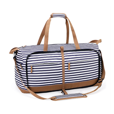 comprare Xxl 100l 60L Borsa da viaggio pieghevole impermeabile strisce blu 24.8X11.8X11
