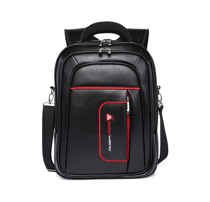 comprare Zaino da viaggio in pelle massiccia Portable impermeabile PU Mens 11.4x6.7x19.3