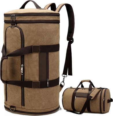 comprare 58L marrone conveniente da portare espandibile uomo borsa da viaggio weekender con vano scarpe online manufacture