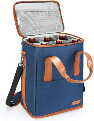 comprare Xl Borsa per il raffreddamento isolato su misura per la spesa alimentare 6 bottiglie 8.6X7.1X12.5