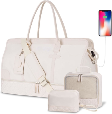 comprare Big Size Beige Weekend Overnight Bag Ospedale Viaggi Carry On Tote online manufacture