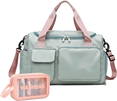 comprare Medio peso leggero impermeabile pieghevole sacchetto da viaggio con vano per scarpe / tasca bagnata online manufacture