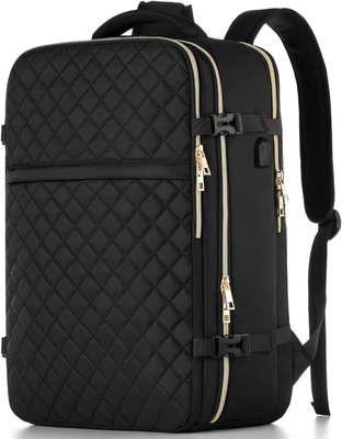 comprare Big Flight Approved Carry On Water Resistant Anti-Theft Casual Travel Bag Fit Laptop da 17 pollici con porta di ricarica USB online manufacture