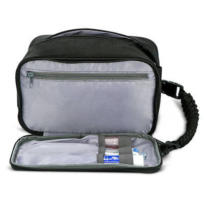 comprare Cosmetici sacchetto da bagno pieghevole da viaggio con gancio appeso Bagno da bagno uomini da barba 10X5.5X6
