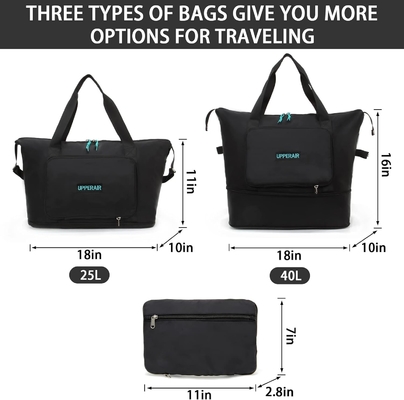comprare Borsa da viaggio pieghevole di grande capacità impermeabile leggera di tessuto di Oxford portatile online manufacture