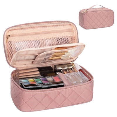 comprare Borsa da viaggio portatile rosa carina piccola spazzola organizzatore personalizzato con compartimento online manufacture