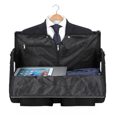 comprare Business Custom Travel Garment Bag Duffel Carry On Hanging Nylon 420D 22X10X13