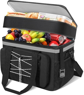 comprare 40L Portable Waterproof Isolated Cooler Bag Compartimenti doppi per Beach Camping Picnic online manufacture