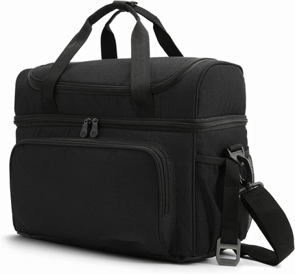 comprare Extra Large Isolato Nero Picnic Campeggio Beach Work Custom Travel Cooler Bag online manufacture