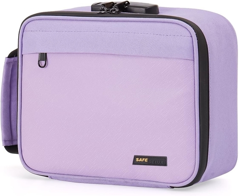 comprare Borsa da viaggio portatile rivestita di carbonio con serratura a carbone attivo divisori rimovibili cerniera impermeabile online manufacture
