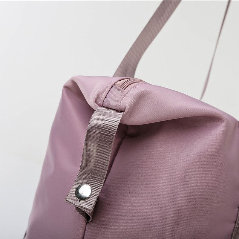 Borsa da viaggio per sportivi in poliestere 210D donna impermeabile 10.63x21.65x7.09