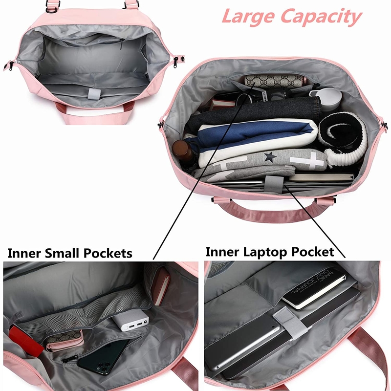 Grande borsa da viaggio personalizzata porta bagagli Ospedale delle ragazze 15 16 pollici 16X7.3X15.5 