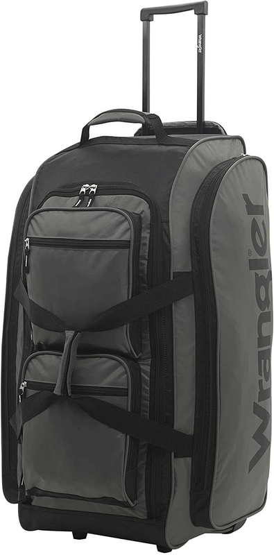 Xl Women'S Rolling Travel Duffel Bags con vano per scarpe 21 20 19 18 pollici
