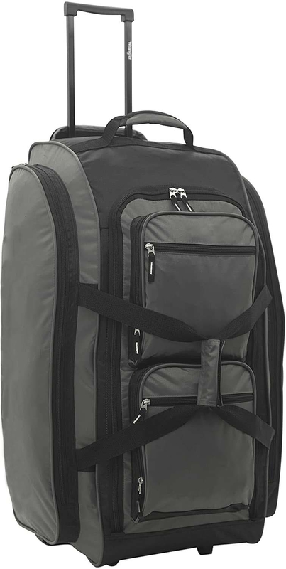 Xl Women'S Rolling Travel Duffel Bags con vano per scarpe 21 20 19 18 pollici