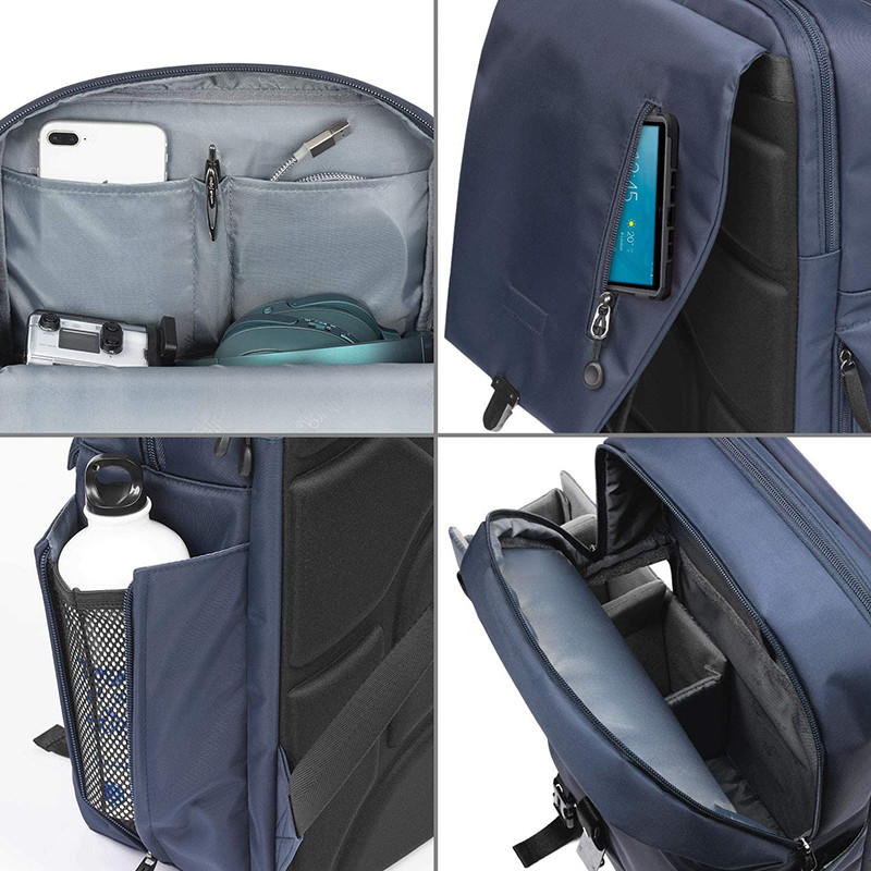 Ricetta pesante resistente all'acqua Laptop grande e fotocamera DSLR Ricetta da viaggio personalizzata con porta treppiede
