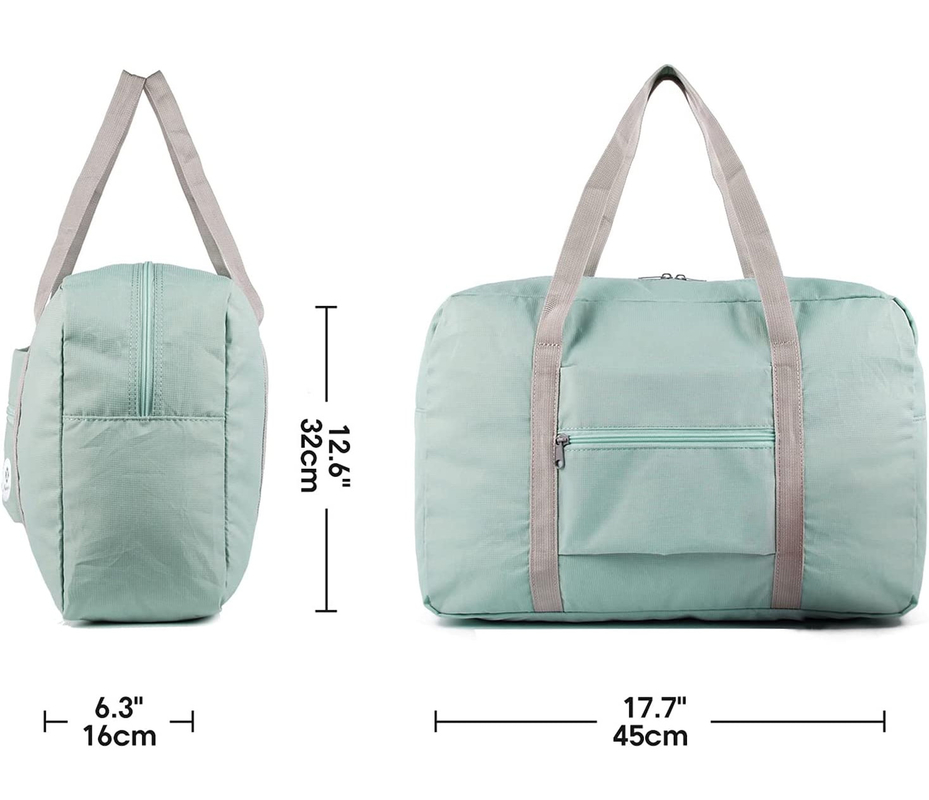 Xl 100l sacchetto da viaggio pieghevole personalizzato per bagagli palestra sportiva grande 18x13x6.3