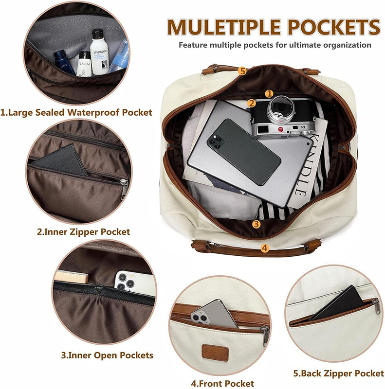 Stiliose borse da viaggio con vano per laptop Servizi igienici 19 pollici 19.7x9.8x14.6