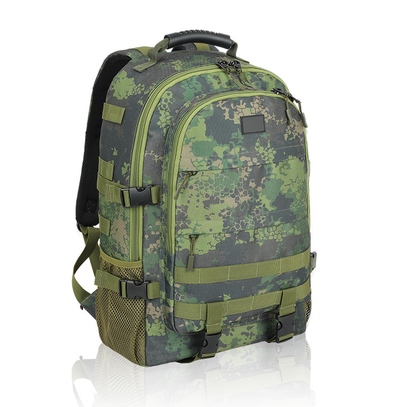 Nero Grande capacità impermeabile Viaggi personalizzati Zaino tattico militare con cintura per spalla per uomini