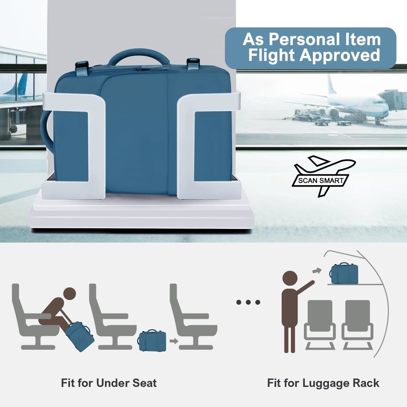 Acque resistenti Per lavoro Per escursioni Casual Portare in giro Borsa da viaggio Per volo Approvato Adaptabile Laptop da 16 pollici