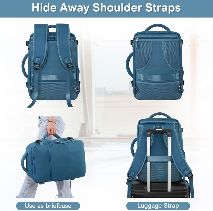 Acque resistenti Per lavoro Per escursioni Casual Portare in giro Borsa da viaggio Per volo Approvato Adaptabile Laptop da 16 pollici