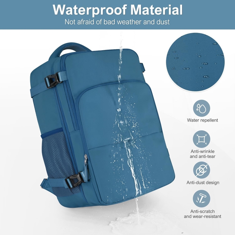 Acque resistenti Per lavoro Per escursioni Casual Portare in giro Borsa da viaggio Per volo Approvato Adaptabile Laptop da 16 pollici