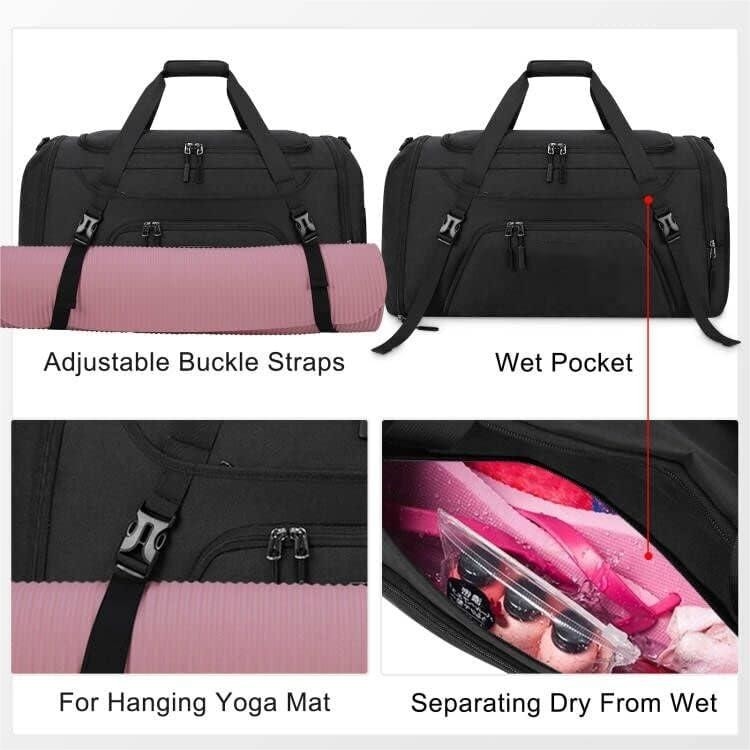 Big Size 40L Waterproof Toiletry Travel Bag con grande tasca e vano scarpe