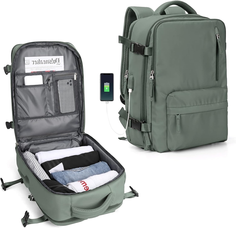 Scuola escursionistica week-endero notte borsa da viaggio grande capacità impermeabile colore verde