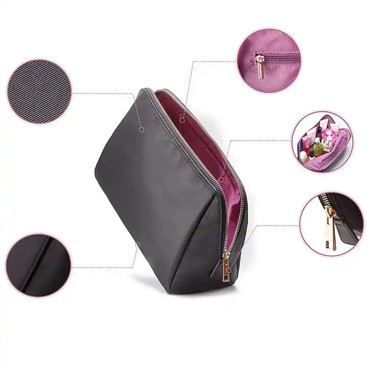 Trasferimento stampa donna organizzatore trucco di viaggio carino 10 x 3 x 8 pollici etichetta privata