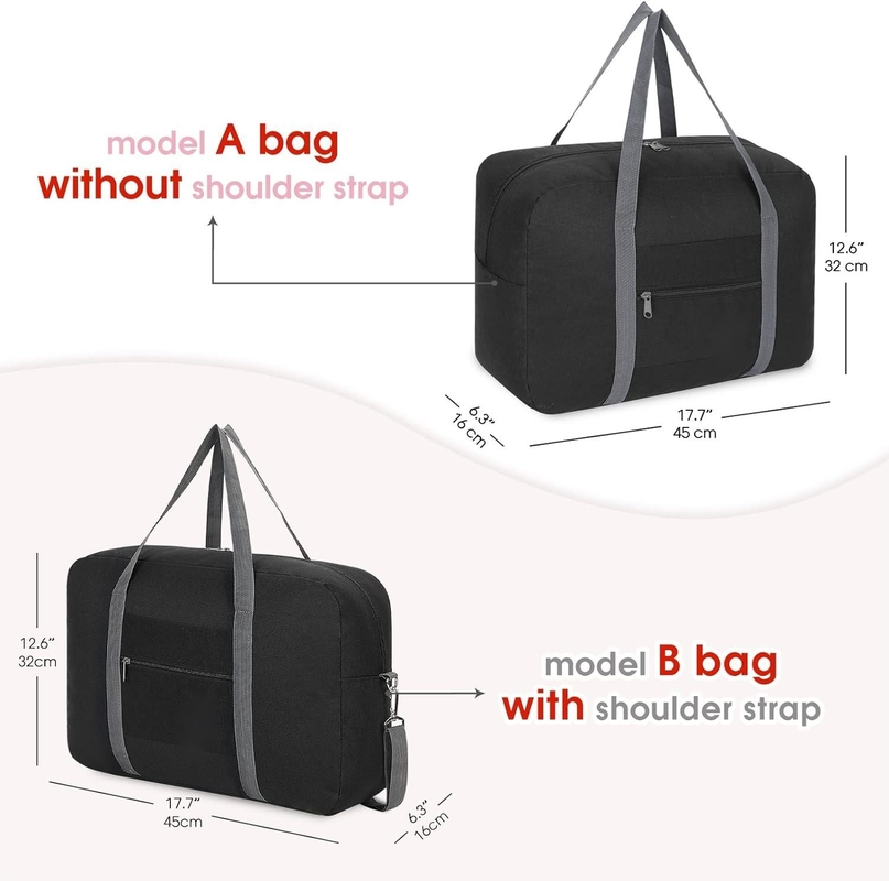 Sottoposto per aerei di grandi dimensioni Pieghevole Portabagagli Borsa da viaggio per donne