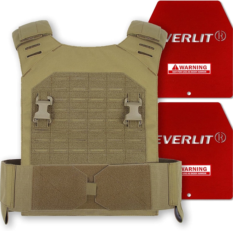 1000D Nylon Cordura Coyote Brown allenamento di forza Vesti di peso allenamento 11x14