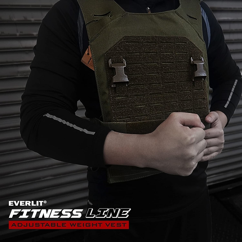1000D Nylon Cordura Coyote Brown allenamento di forza Vesti di peso allenamento 11x14
