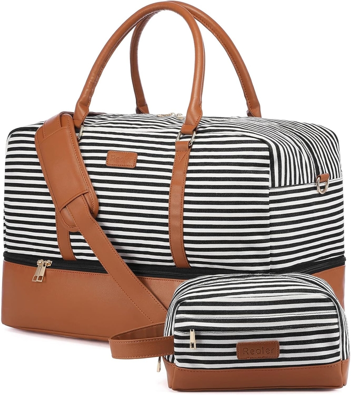 Acque resistenti grande portatile per la notte Acque resistenti mamma ospedale weekender borsa da viaggio con vano per scarpe