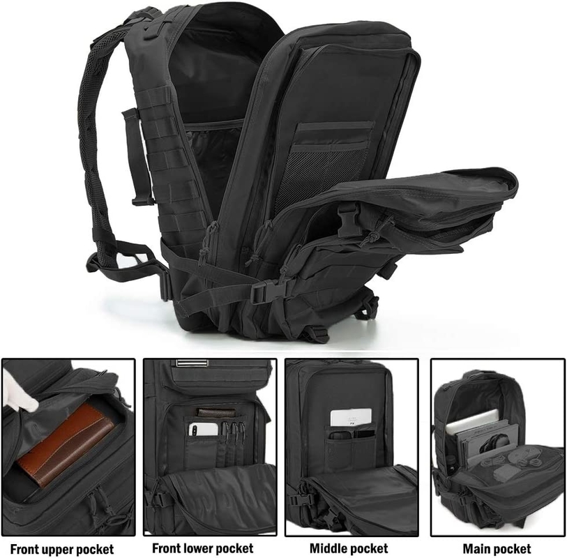 1.3 libbre Zipper Custom Gun Bag per molteplici pistole resistenti all'acqua resistenti agli urti