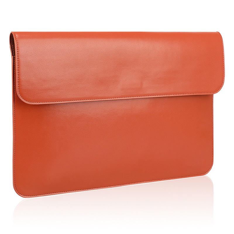 Borse portatili personalizzate per le donne per Macbook Pro 13 13,3 pollici Computer Sleeve Leather Envelope Flap