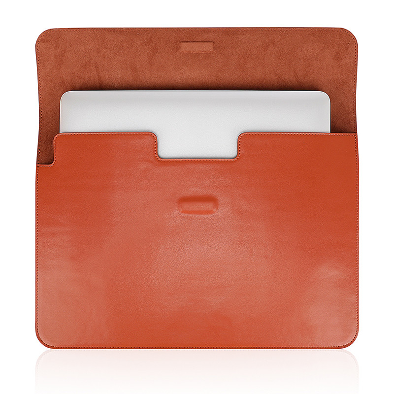 Borse portatili personalizzate per le donne per Macbook Pro 13 13,3 pollici Computer Sleeve Leather Envelope Flap