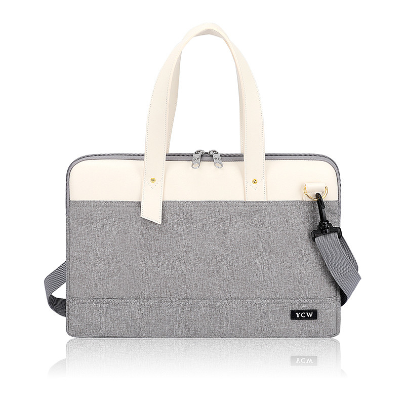 Borse da lavoro per 15.6 pollici borsa portatile donna zaino impermeabile manica