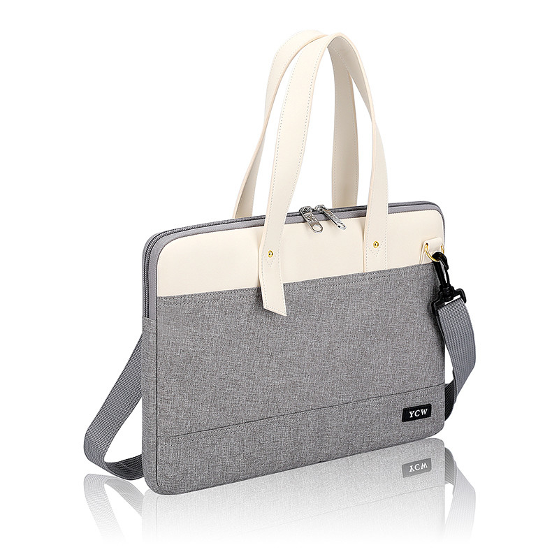 Borse da lavoro per 15.6 pollici borsa portatile donna zaino impermeabile manica