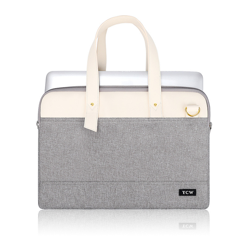 Borse da lavoro per 15.6 pollici borsa portatile donna zaino impermeabile manica