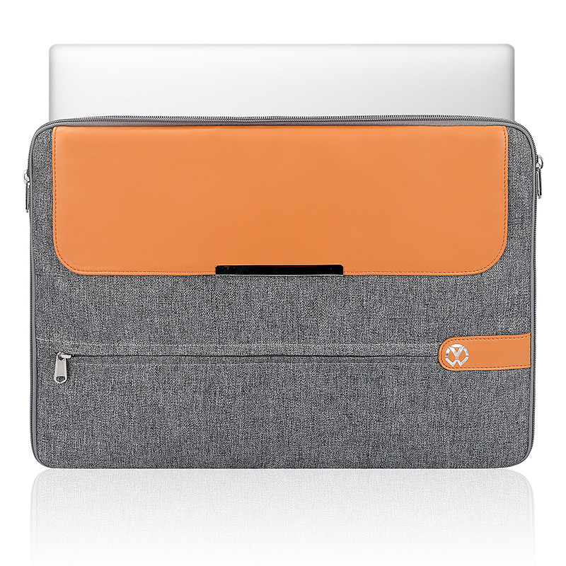 Sleeve per computer 15,6 pollici Borsa portatile da lavoro in pelle Copertura borsa portatile da donna
