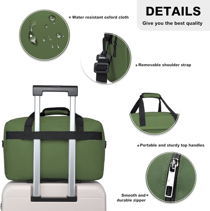 Zipper 20L sotto il sedile Portatile Sport Tote Gym Weekender Overnight Bag Per Uomini Donne