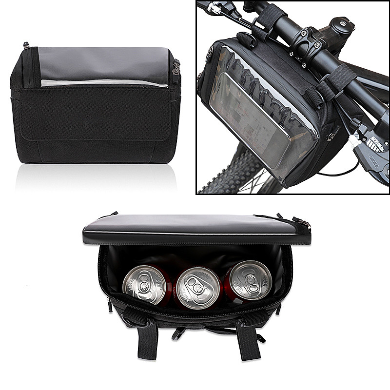 Taschino a schermo tattile Bicicletta Borsa telefonica Bicicletta Cassa per telefono impermeabile Portafogli Borsa esterno 20x8x10cm