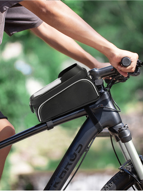 OEM o ODM Waterproof Bicycle Phone Bag Front Frame Bicycle Bag Bag 8x3x5