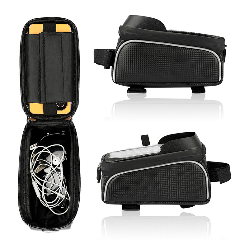 OEM o ODM Waterproof Bicycle Phone Bag Front Frame Bicycle Bag Bag 8x3x5