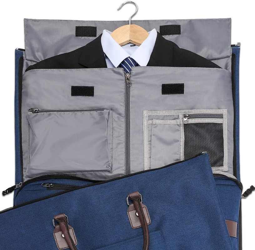 Portate un grande sacchetto blu 2 in 1 valigia personalizzata con sacchetto igienico
