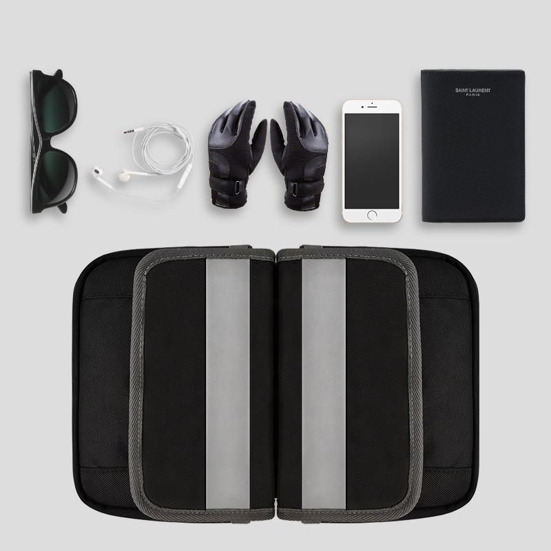 Big Phone Bike Bag OEM impermeabile posteriore sotto il sedile sacchetto a strisce riflettente per il ciclismo 7X6X5