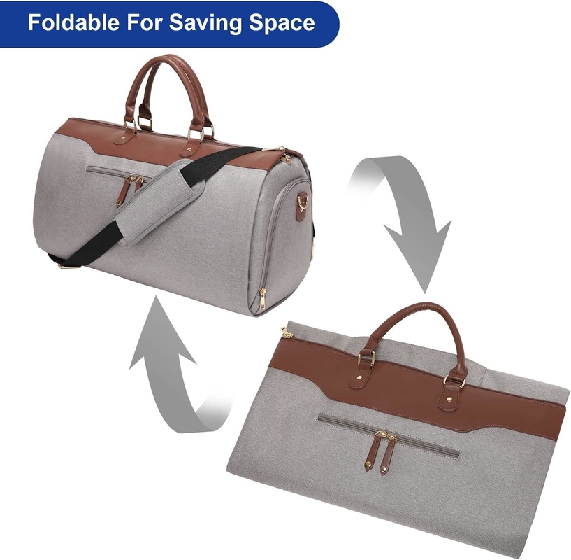 Uomini Donne 2 in 1 Suit Case Custom Duffel Travel Bag con cintura a spalla