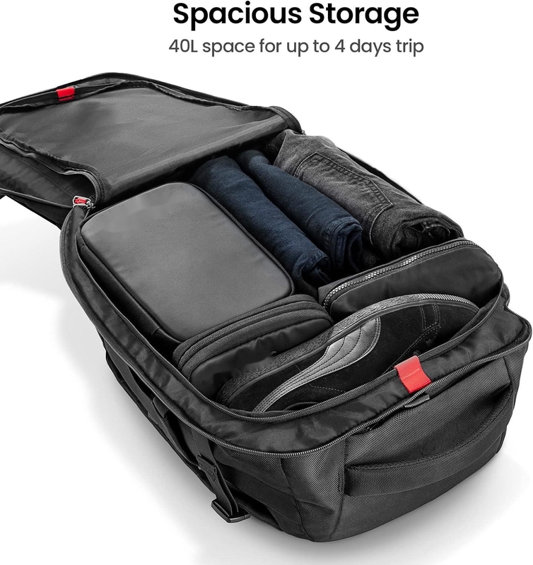 Volo approvato Portate con voi una borsa da viaggio personalizzata nera grande capacità per viaggi d'affari