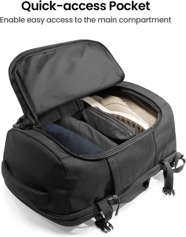 Volo approvato Portate con voi una borsa da viaggio personalizzata nera grande capacità per viaggi d'affari